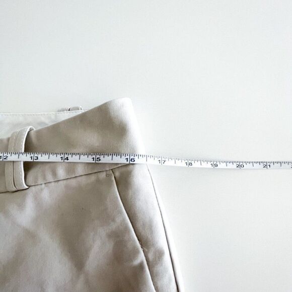 Banana Republic Womens Martin Fit Trouser Pants Stone Beige Size 8L Long - Picture 9 of 10